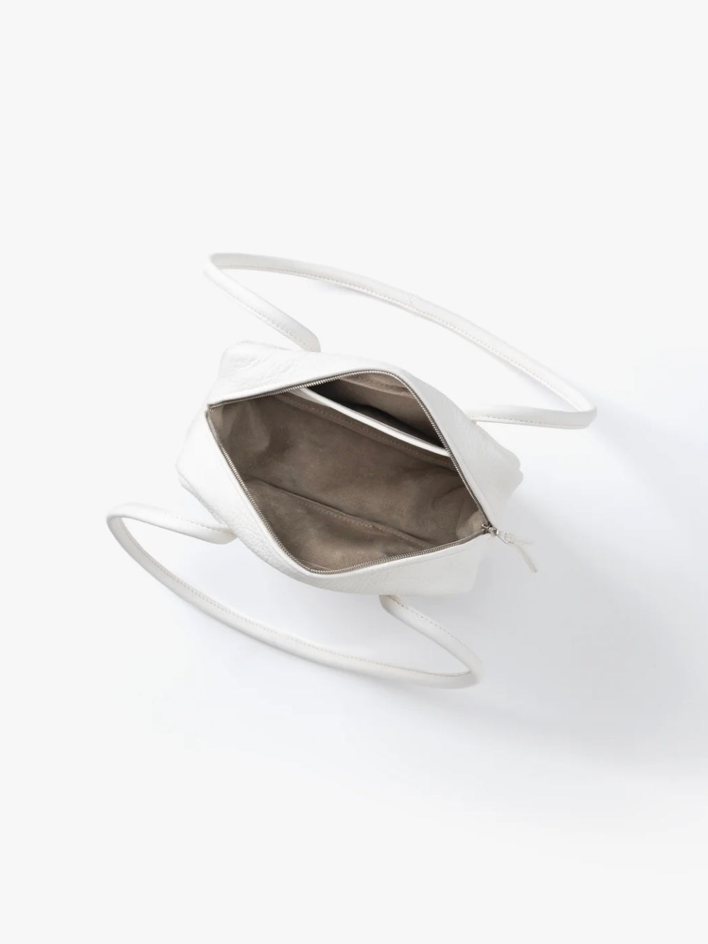 WHITE SQUARE BOSTON LONG HANDLE BAG S DA107