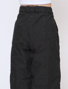 BLACK TYPE 69 COTTON NYLON TYPEWRITER PANTS