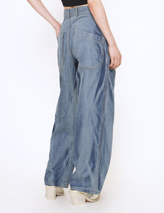 BLUE TYPE 50 LASER FADED JEANS