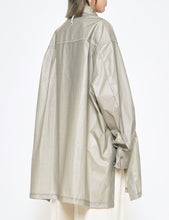 Load image into Gallery viewer, GREY POLYAMIDE PU REVERSIBLE STRONG ARM COAT
