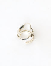 Load image into Gallery viewer, SILVER SPIRAL SQUARE TUBE SHIRT RING 003(SHIRT RING, RING)
