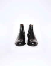 Load image into Gallery viewer, BLACK CROMO CALF LEATHER CHELSEA BOOTS
