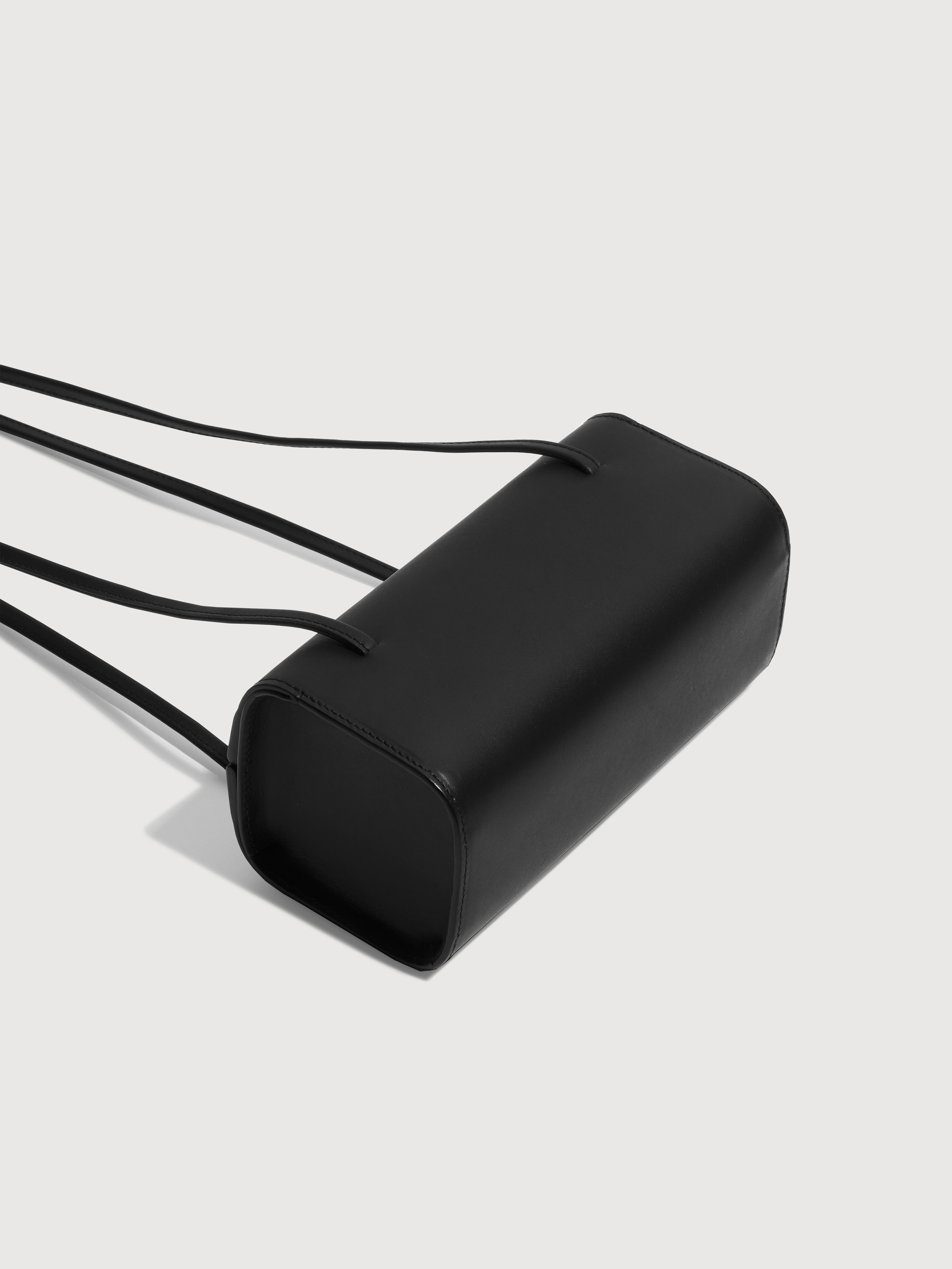NOIR BLACK CALF LEATHER MIE BAG