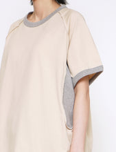 Load image into Gallery viewer, SAND HALF SLEEVE RINGER T-SHIRT
