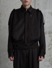 Load image into Gallery viewer, TOBACCO HEAVY TUXEDO BATTLE DRESS BLOUSON
