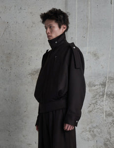 TOBACCO HEAVY TUXEDO BATTLE DRESS BLOUSON