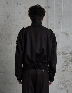 TOBACCO HEAVY TUXEDO BATTLE DRESS BLOUSON