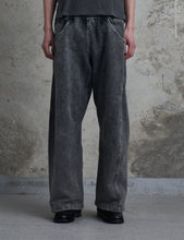 Load image into Gallery viewer, SHABBY GREY DYED JERSEY TWISTED LOUNGE PANTS
