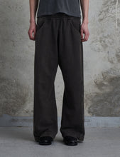 Load image into Gallery viewer, SHABBY BROWN DYED JERSEY TWISTED LOUNGE PANTS
