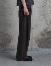 Load image into Gallery viewer, SHABBY BROWN DYED JERSEY TWISTED LOUNGE PANTS
