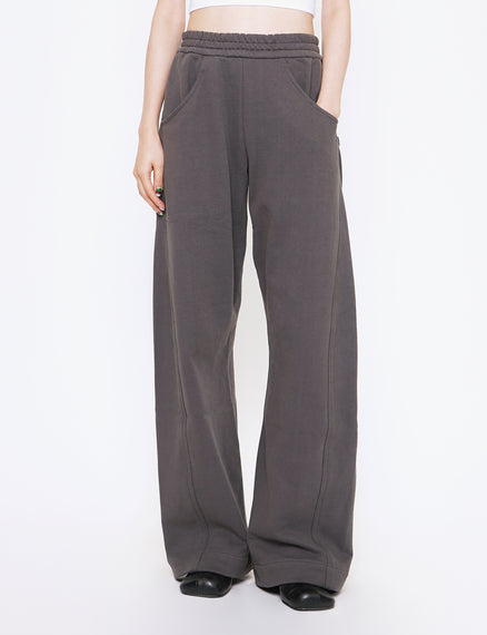 OMAR AFRIDI BLACK TWISTED LOUNGE PANTS – GRAPH LAYER