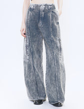 Load image into Gallery viewer, GREY DYED DENIM OCTET 2D CARGO TROUSERS
