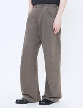 Load image into Gallery viewer, SHABBY BROWN DYED JERSEY TWISTED LOUNGE PANTS
