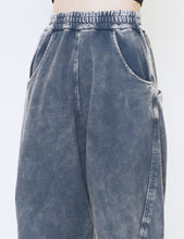 Load image into Gallery viewer, SHABBY GREY DYED JERSEY TWISTED LOUNGE PANTS
