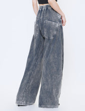 Load image into Gallery viewer, SHABBY GREY DYED JERSEY TWISTED LOUNGE PANTS
