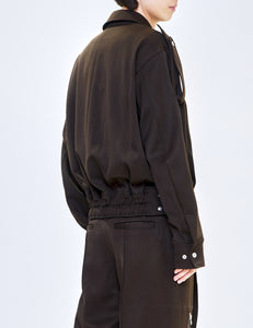 TOBACCO HEAVY TUXEDO BATTLE DRESS BLOUSON