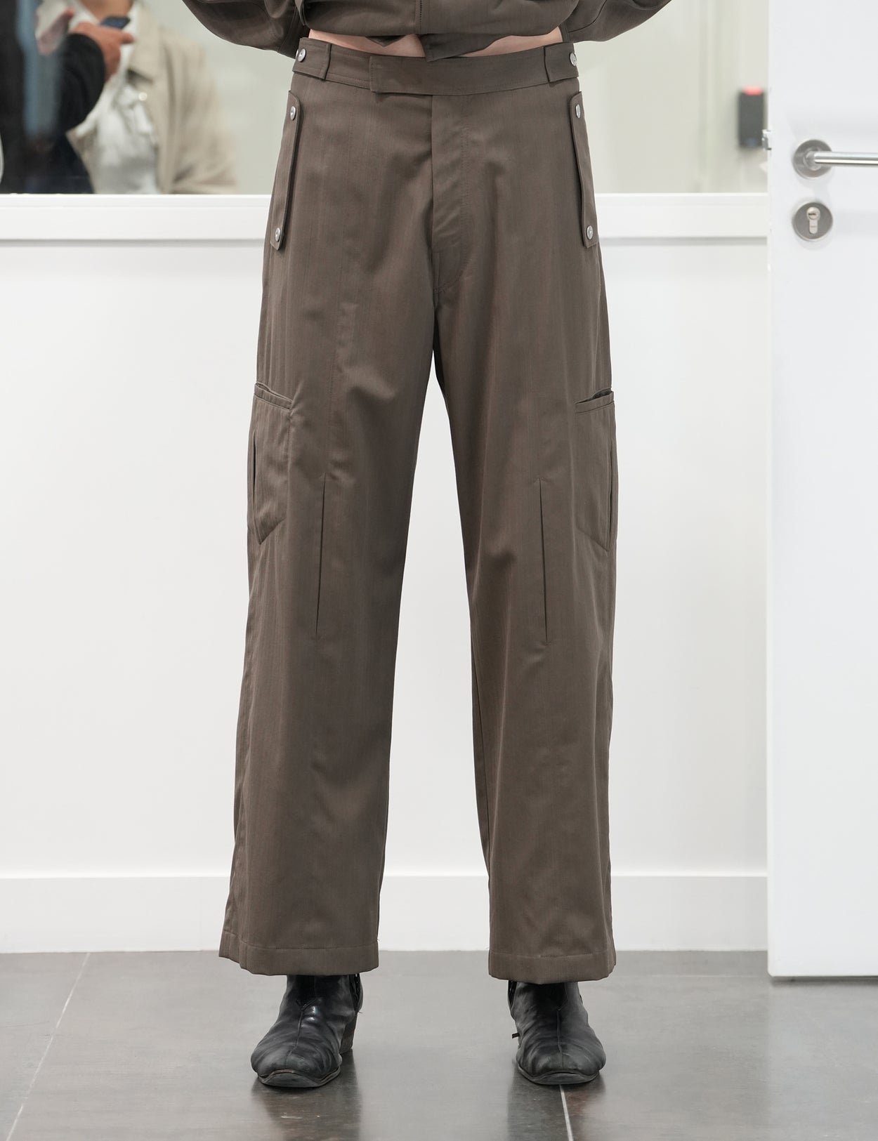 SAND CORDURA HERRINGBONE CAROL TROUSERS