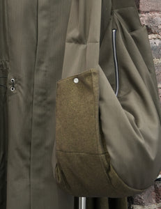 SAND X DIRTY YELLOW CORDURA HERRINGBONE ZIPPED LIDIA BAG