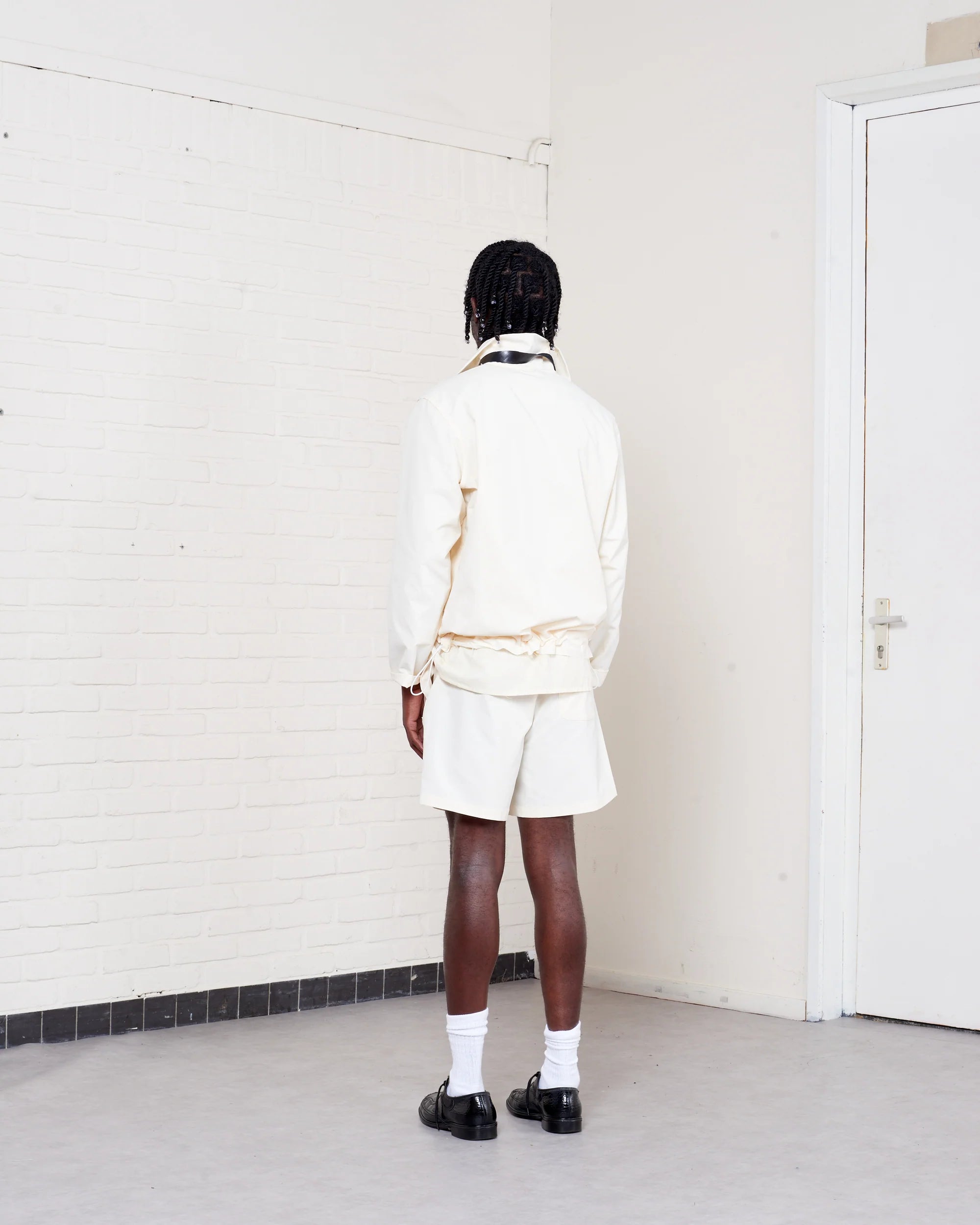 LIGHT YELLOW TRACK JACKET