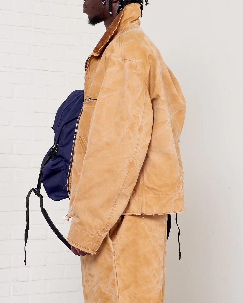 SAND VINTAGE WASH WORKER JACKET