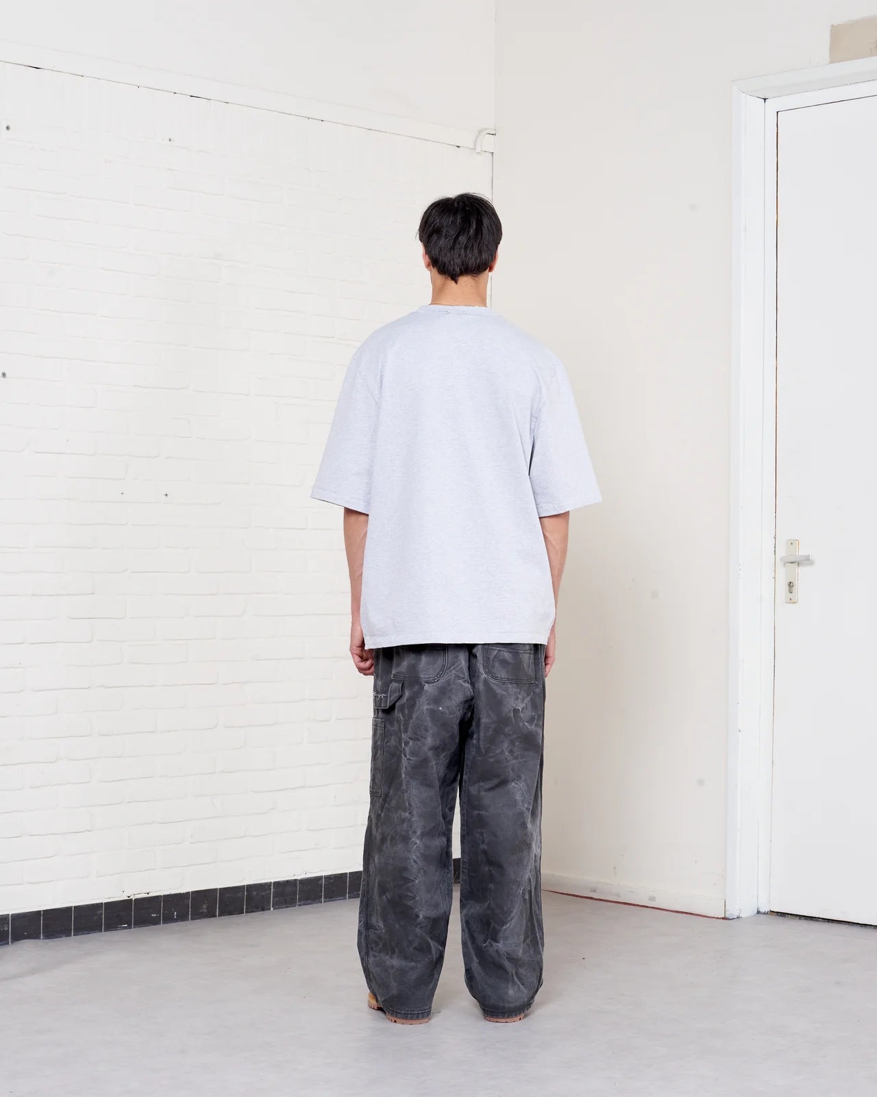 GREY MELANGE BIG TEE