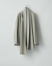 Load image into Gallery viewer, TAUPE GREY WOOL CASHMERE BEAVER REVERSIBLE STOLE JACKET
