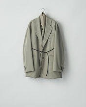 Load image into Gallery viewer, TAUPE BEIGE OVERSIZED LAYERED COMBINATION JACKET
