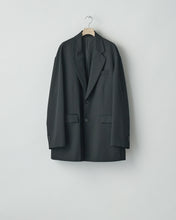 Load image into Gallery viewer, BLACK OVERSIZED SINGLE BREASTED LONG JACKET
