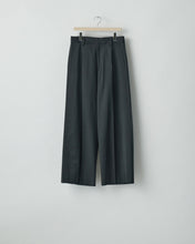 Load image into Gallery viewer, BLACK W/SI SATIN EXTRA WIDE TROUSERS
