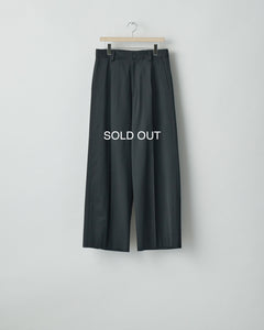 BLACK W/SI SATIN EXTRA WIDE TROUSERS