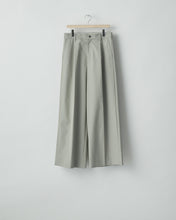 Load image into Gallery viewer, TAUPE GREY TECNO COTTON EXTRA WIDE TROUSERS
