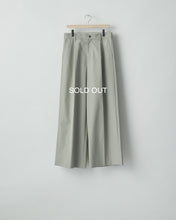 Load image into Gallery viewer, TAUPE GREY TECNO COTTON EXTRA WIDE TROUSERS
