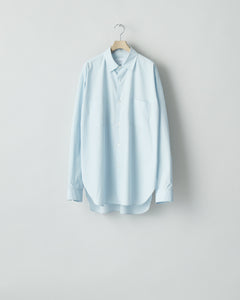 OFF BLUE OVERSIZED DOWN PAT SHIRT