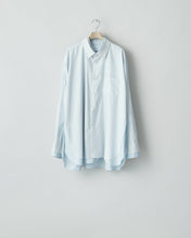 Load image into Gallery viewer, OFF BLUE OVERSIZED LAYERED SHIRT
