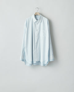 OFF BLUE OVERSIZED LAYERED SHIRT