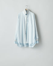 Load image into Gallery viewer, OFF BLUE OVERSIZED LAYERED SHIRT
