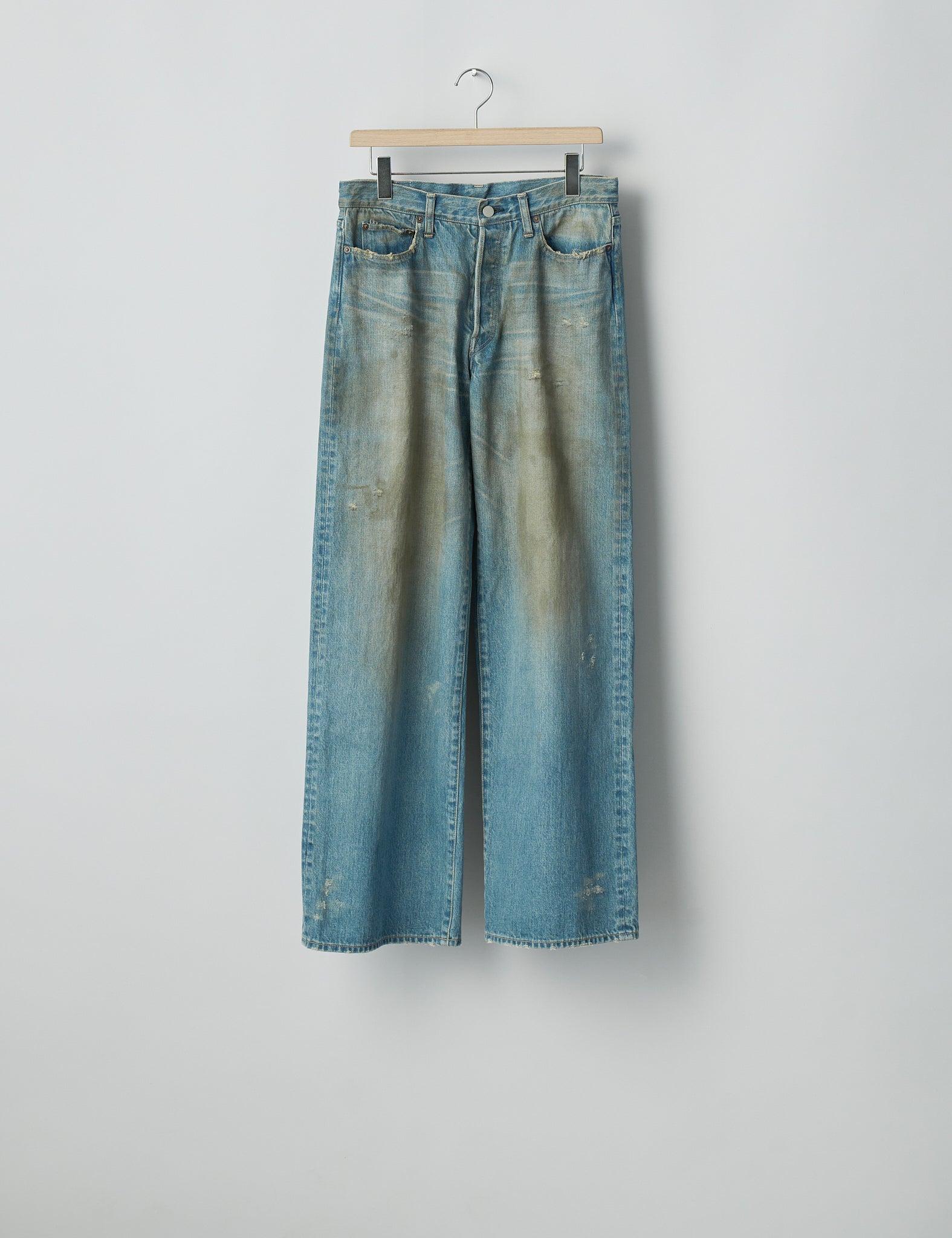 INDIGO LOOSE DENIM JEANS
