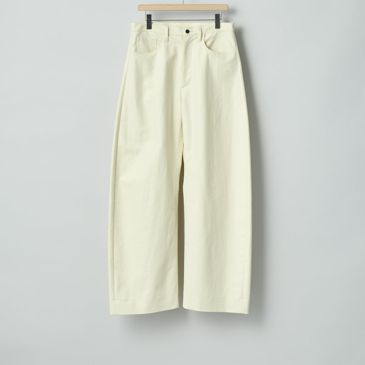 ssstein DOUBLE WEAVE COTTON ROUND PANTS SS26 display picture 1
