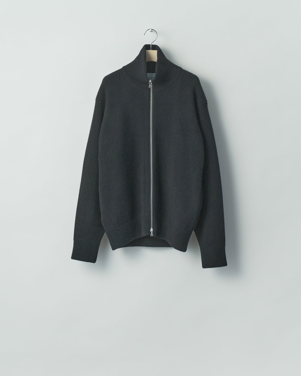 BLACK EXTRA FINE WOOL KNIT DRIVERS