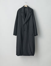 Load image into Gallery viewer, BLACK OVERSIZED DOCKING DOUBLE BREASTED COAT
