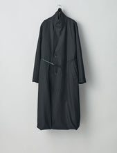 Load image into Gallery viewer, BLACK OVERSIZED DOCKING DOUBLE BREASTED COAT
