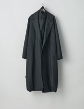 Load image into Gallery viewer, BLACK OVERSIZED DOCKING DOUBLE BREASTED COAT
