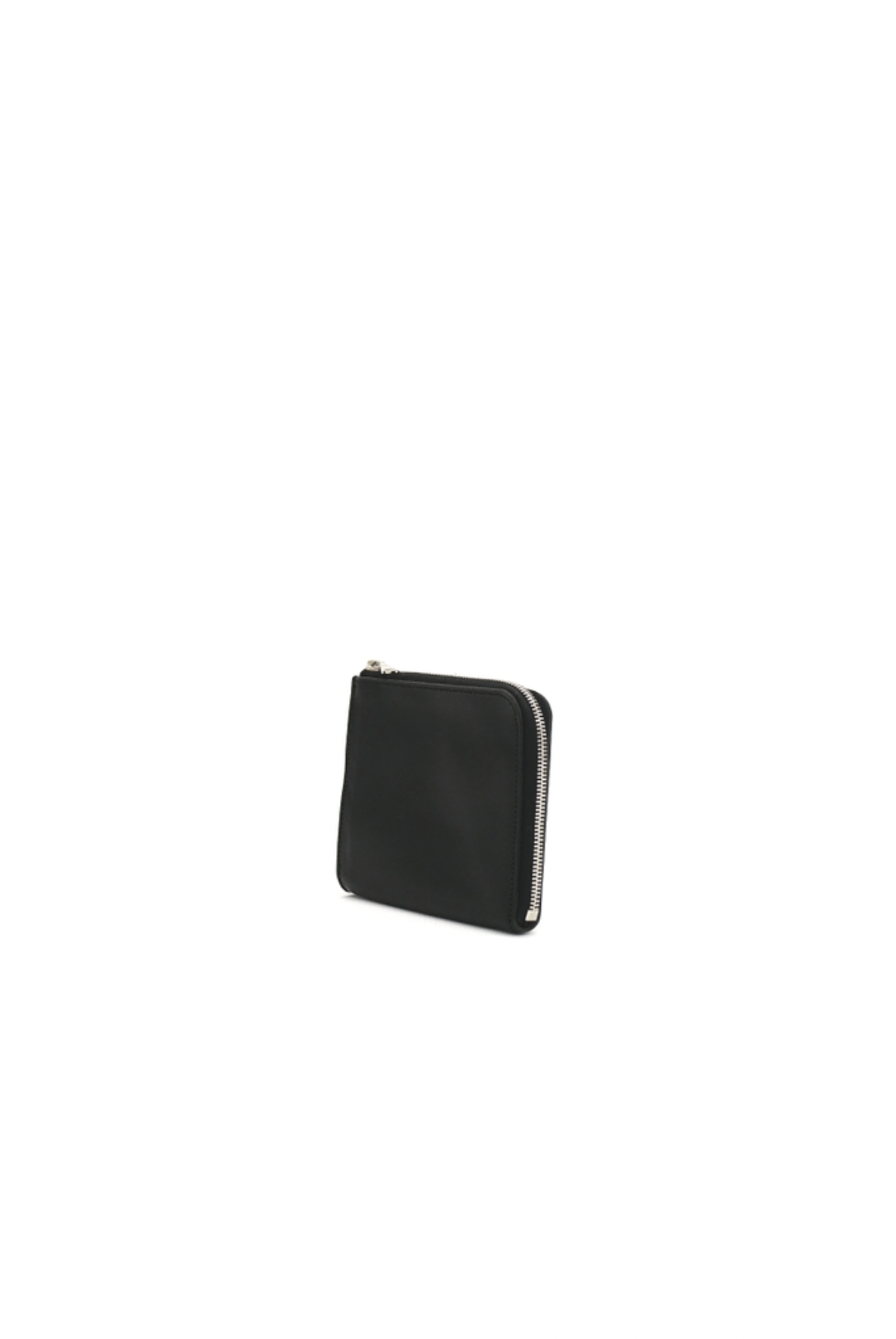MATTE BLACK COW LEATHER L-SHAPED WALLET M VT20