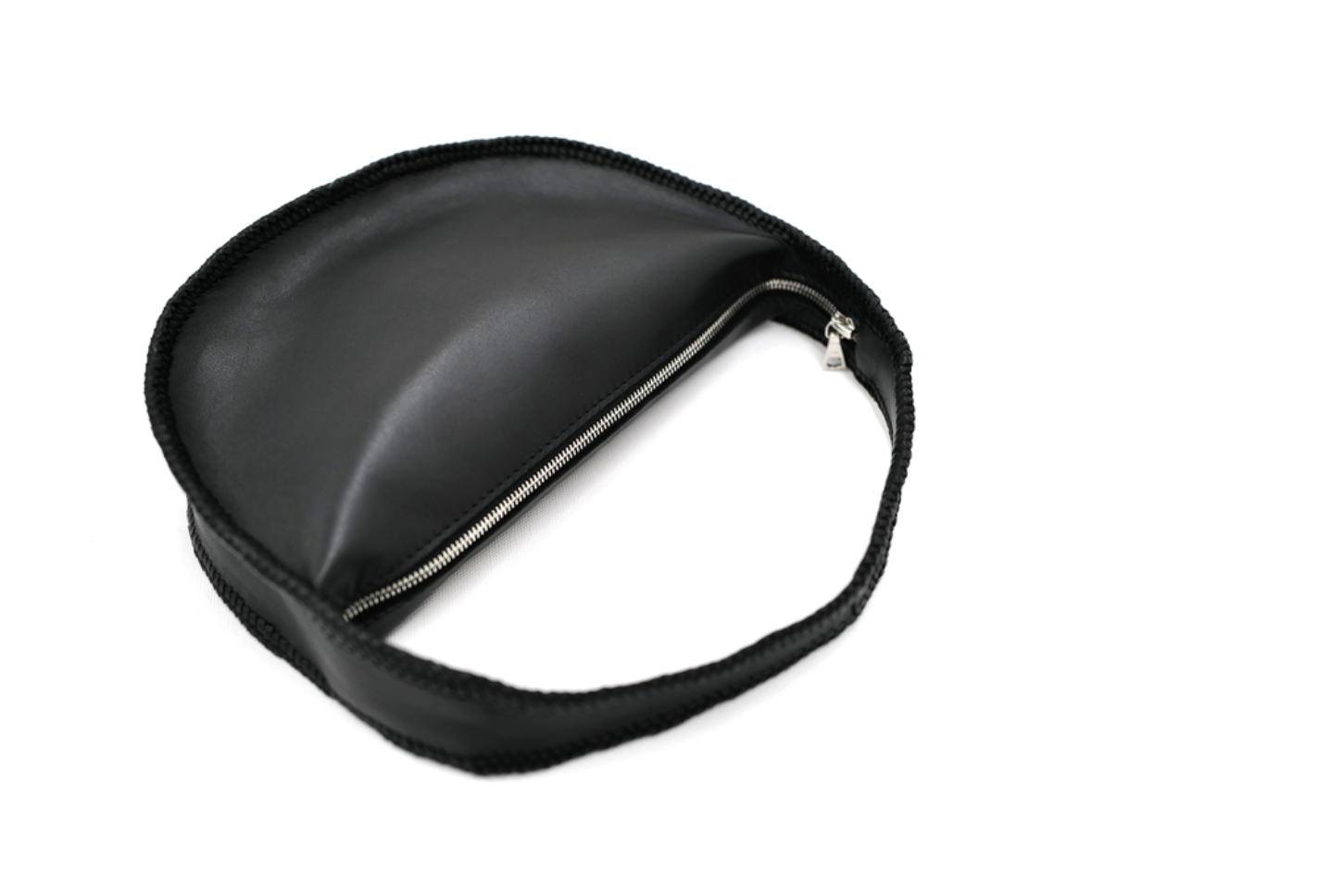 BLACK SHEEP LEATHER HALF MOON SHOULDER MINI BAG SC01
