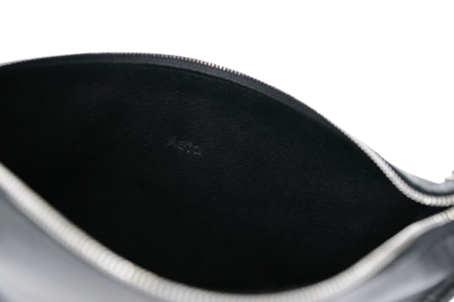 BLACK SHEEP LEATHER HALF MOON SHOULDER MINI BAG SC01