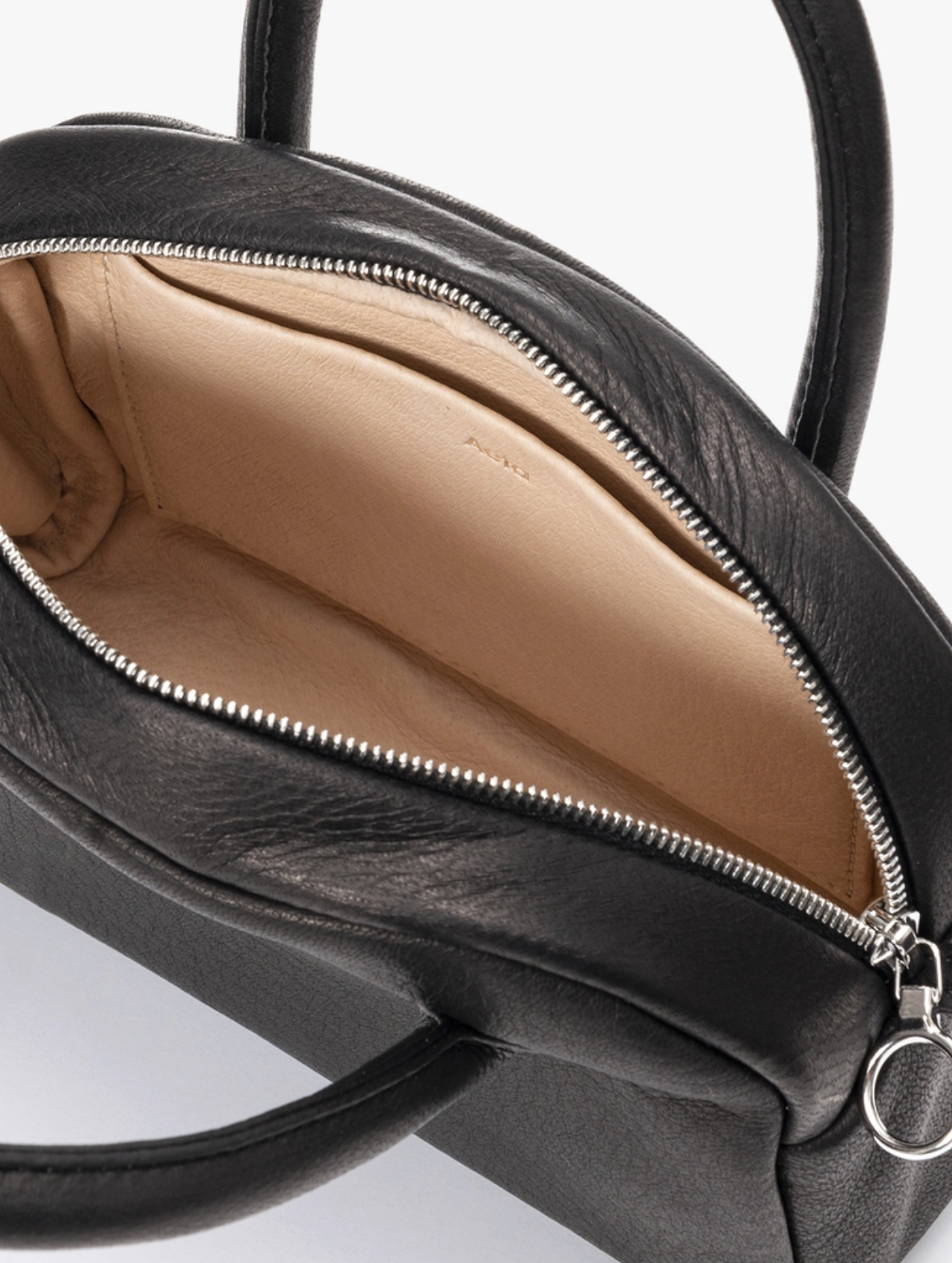 BLACK DEER LEATHER BOSTON MINI SHOULDER BAG DA39