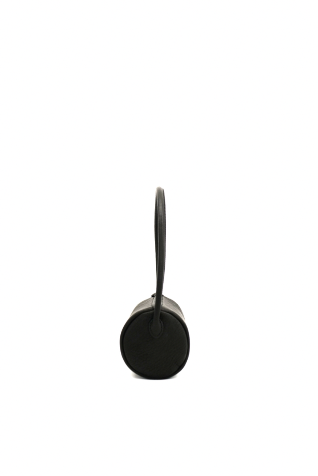 BLACK DEER LEATHER ONE HANDLE CYLINDER BAG DA132