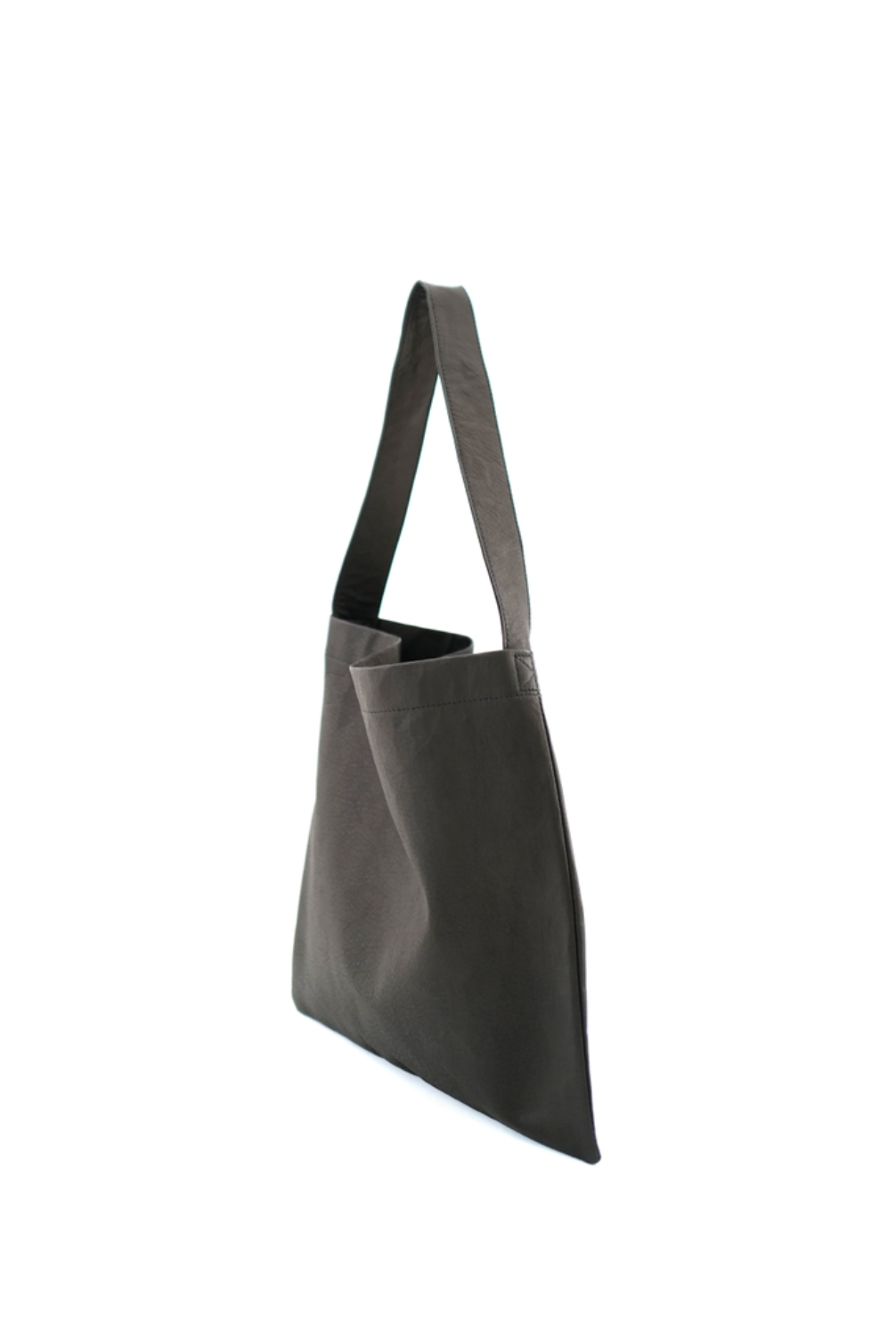 BLACK DEER LEATHER DOUBLE FACED ONE SHOULDER BAG M DA137