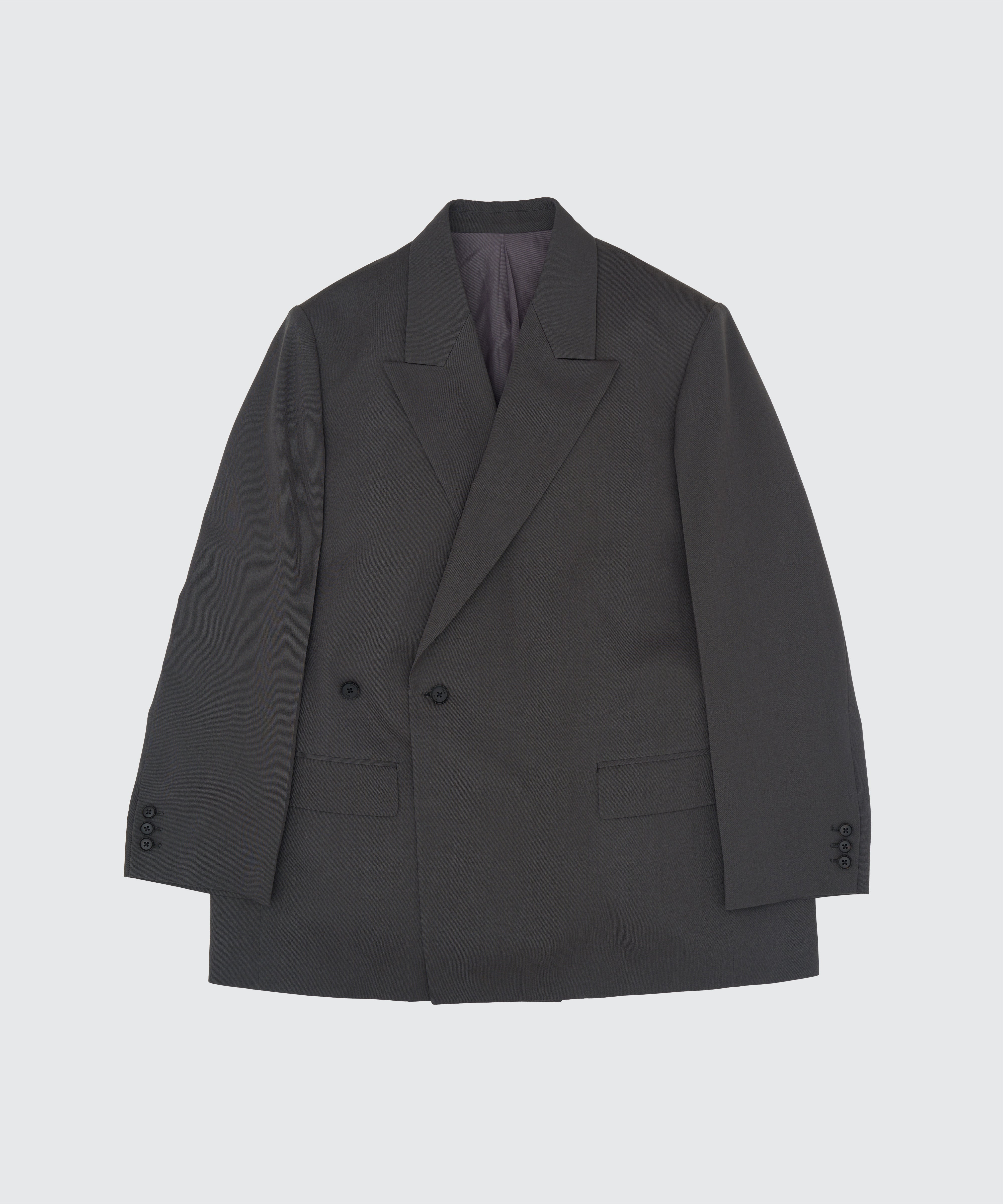 CHARCOAL DOUBLE BREASTED BLAZER