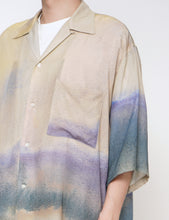 Load image into Gallery viewer, BEIGE LANDSCAPE PRINTED OPEN COLLAR SHIRT
